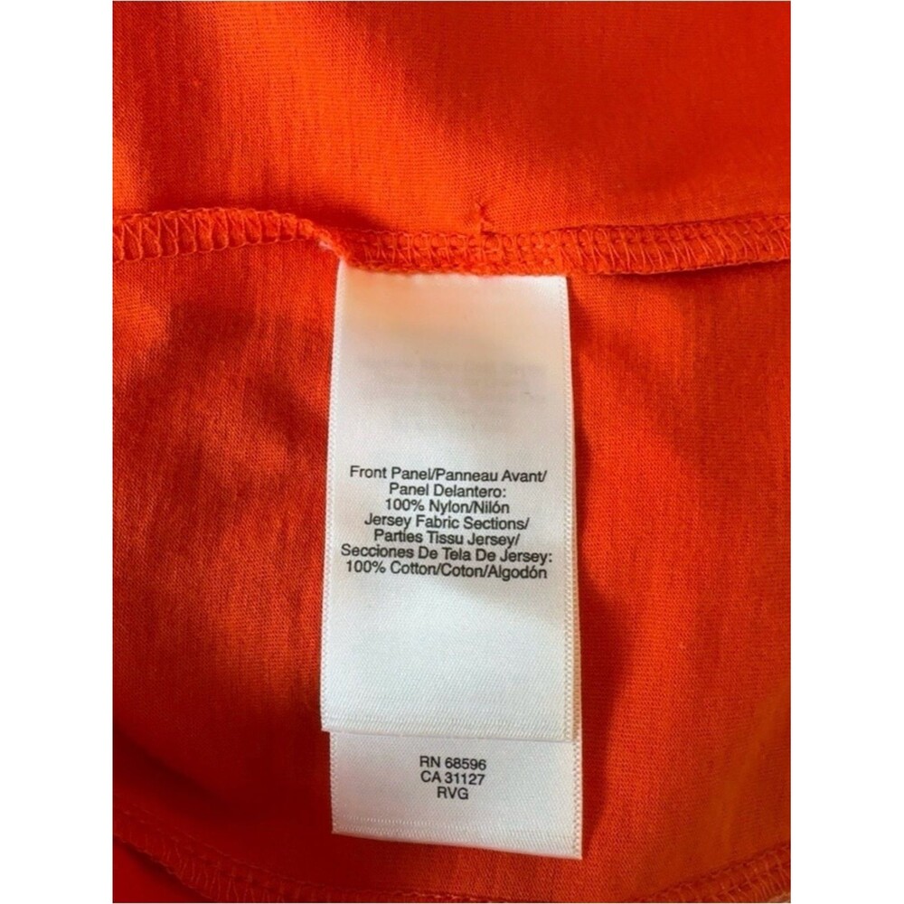 $248 DKNY Pure Mixed Media Top Bright Orange Size Small NWT $248 MSRP - Picture 9 of 9